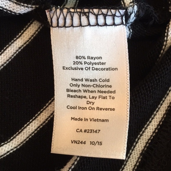 TALBOTS - Striped Tunic Large Petite - Picture 4 of 8